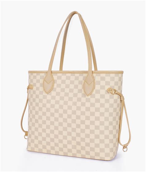 white checkered neverfull